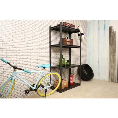 black Steel Storage boltless rack