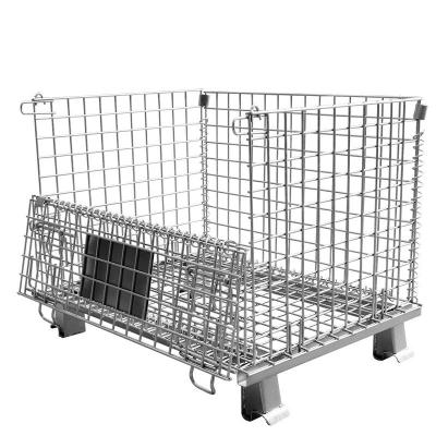 Stackable Galvanized Storage Wire Mesh Cage
