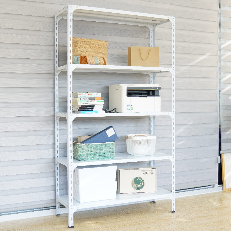 Convenient angle steel shelves