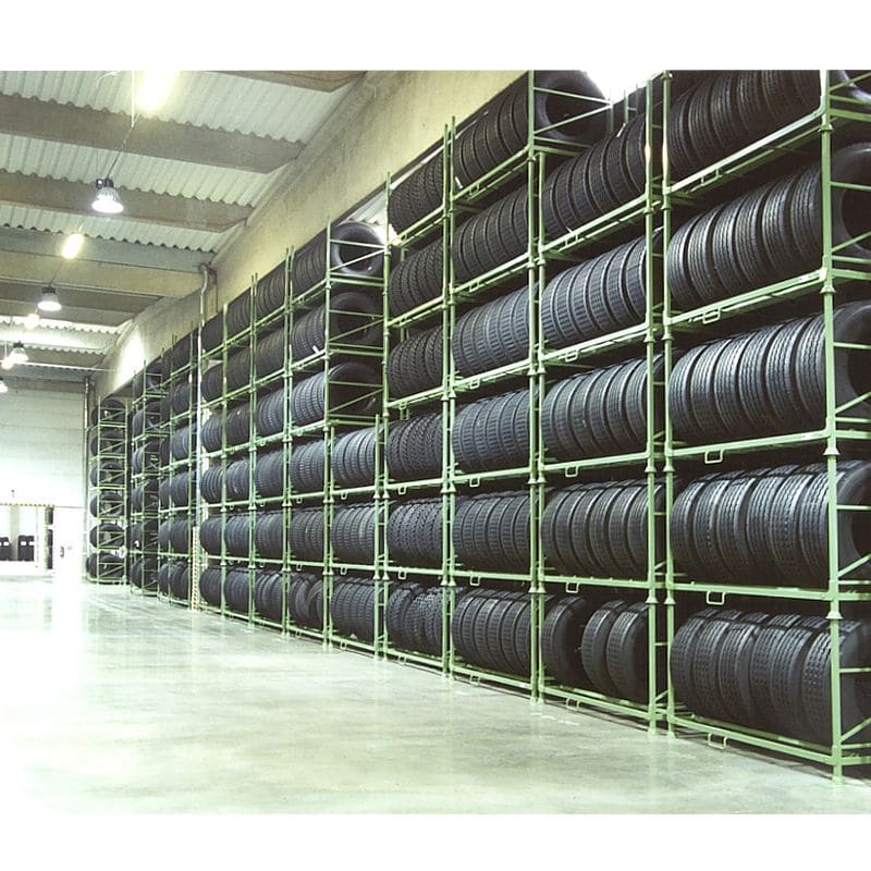 What kind of rack is suitable for tire factory