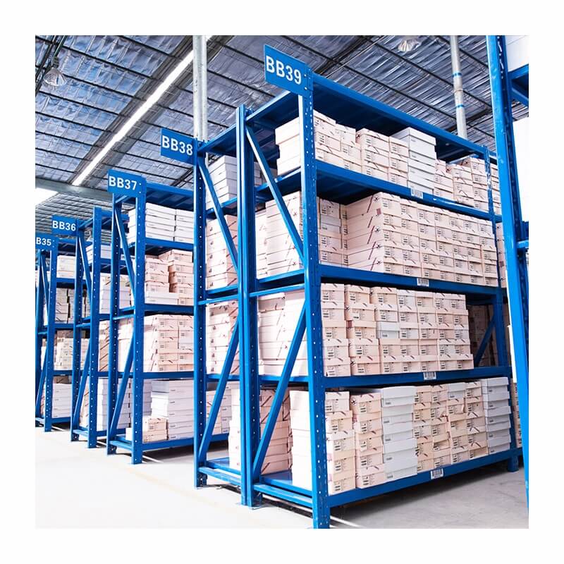 Which kind of racking is suitable for shoes and clothing items